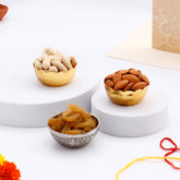 Special Wishes Bhai Dooj Greeting Card with Dry Fruits